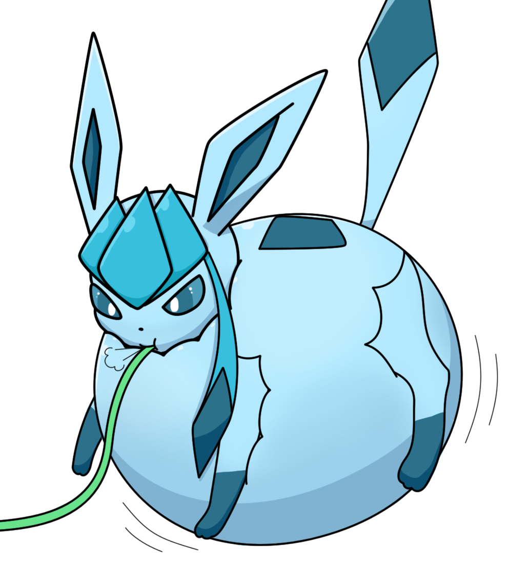 Eevee Inflation Glaceon inflation by Poipole98 on DeviantArt