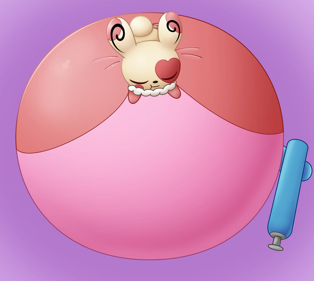 Indeedee Inflation Big Spinda by Poipole98 on DeviantArt