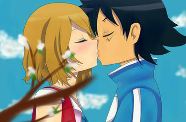 Amourshipping Kiss