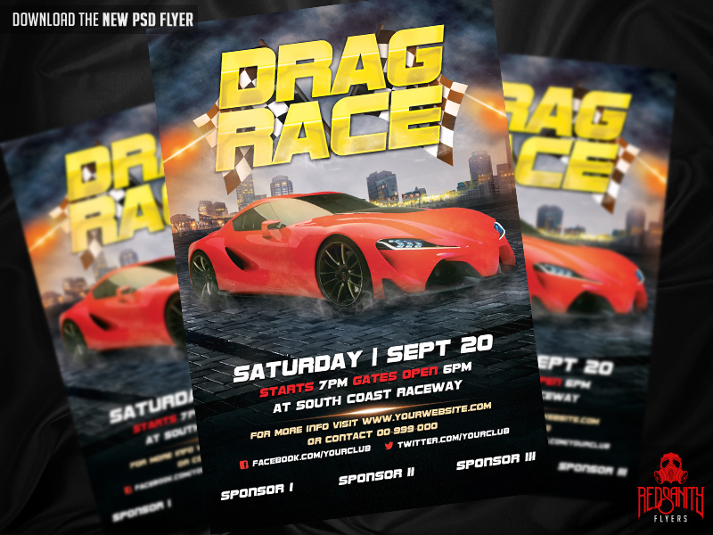 Drag Race Flyer PSD Template by iamredsanity on DeviantArt