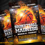 Basketball Madness Flyer PSD Template