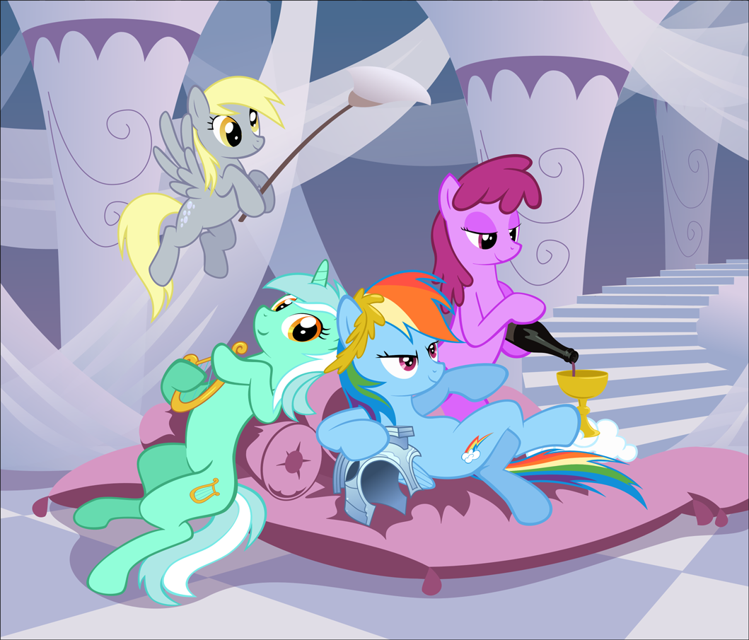 Rainbow Dash gets all the mares