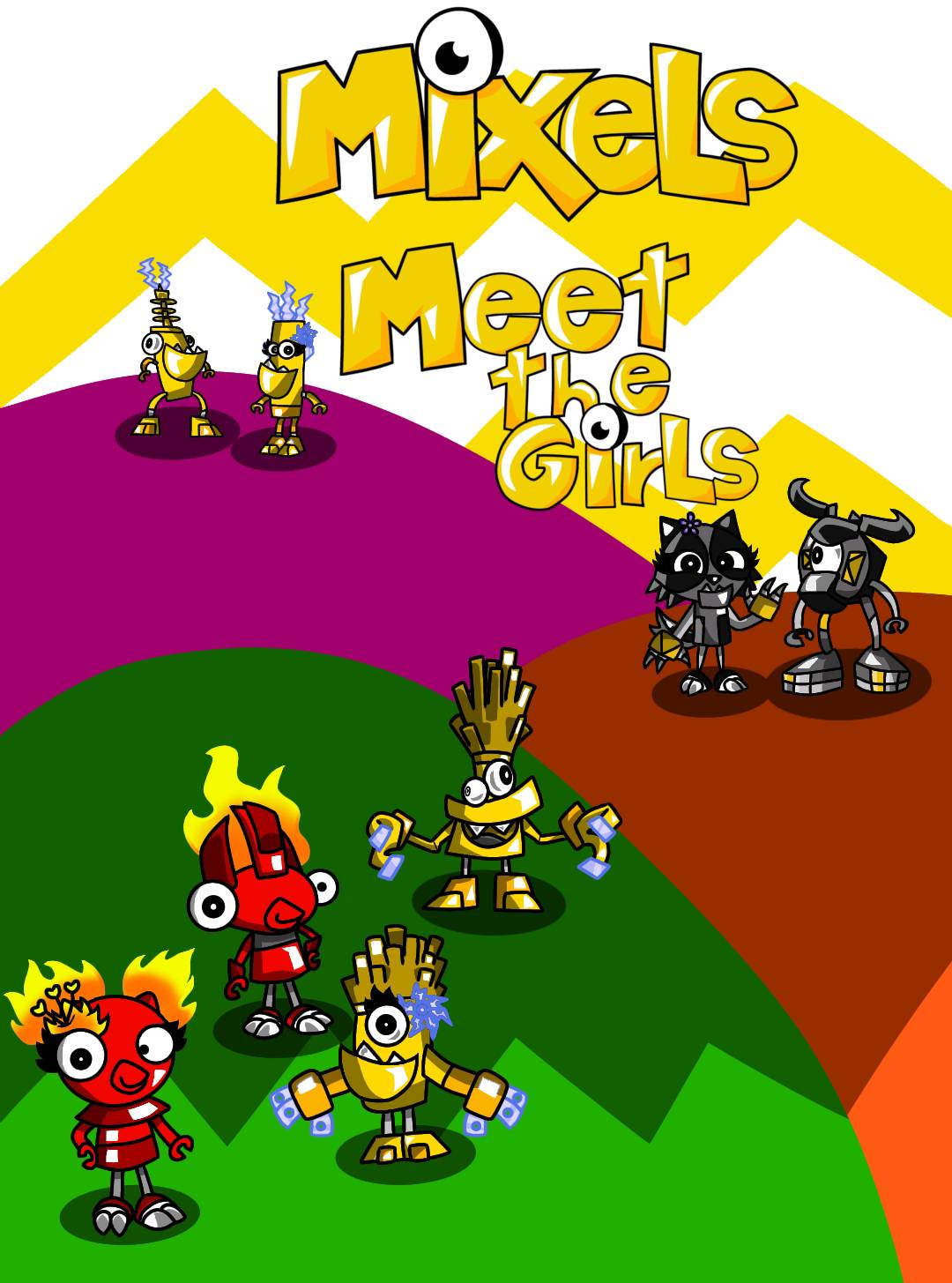 Mixels Meet Mario Mixels: Meet the girls by Gigi-SonicandGumball on DeviantArt