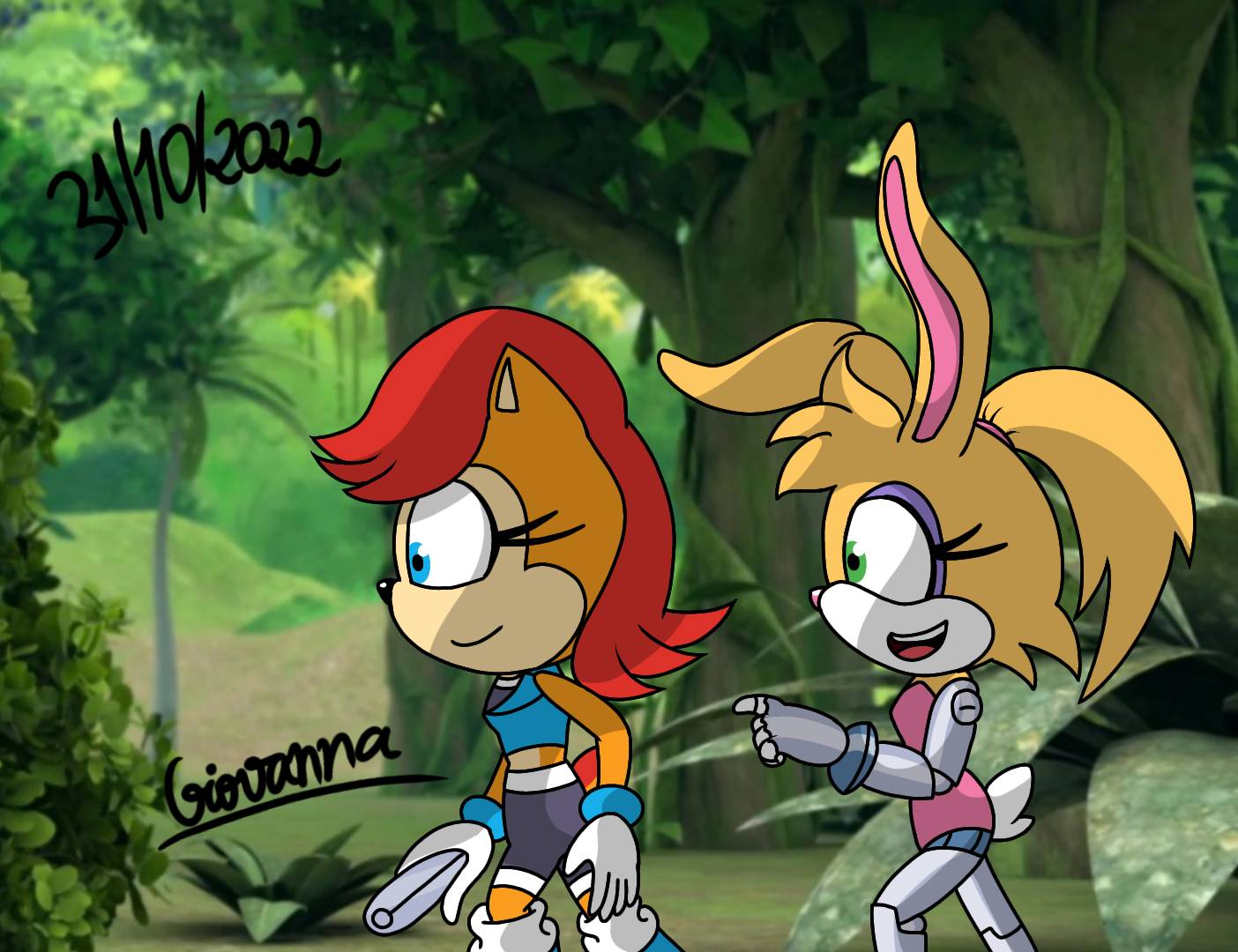 New Sonic SatAM Redraw by Gigi-SonicandGumball on DeviantArt