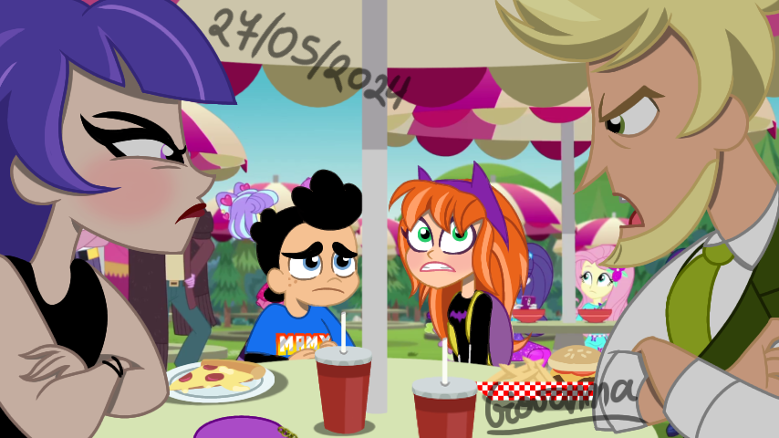 DCSHG - Arguing in the Festival by Gigi-SonicandGumball on DeviantArt