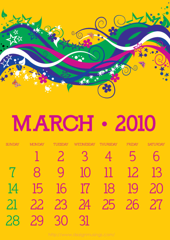 March Calender