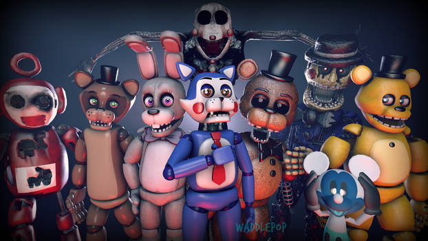 Five Nights at Candy's Poster/Wallpaper by DrawingFreakUltra on DeviantArt