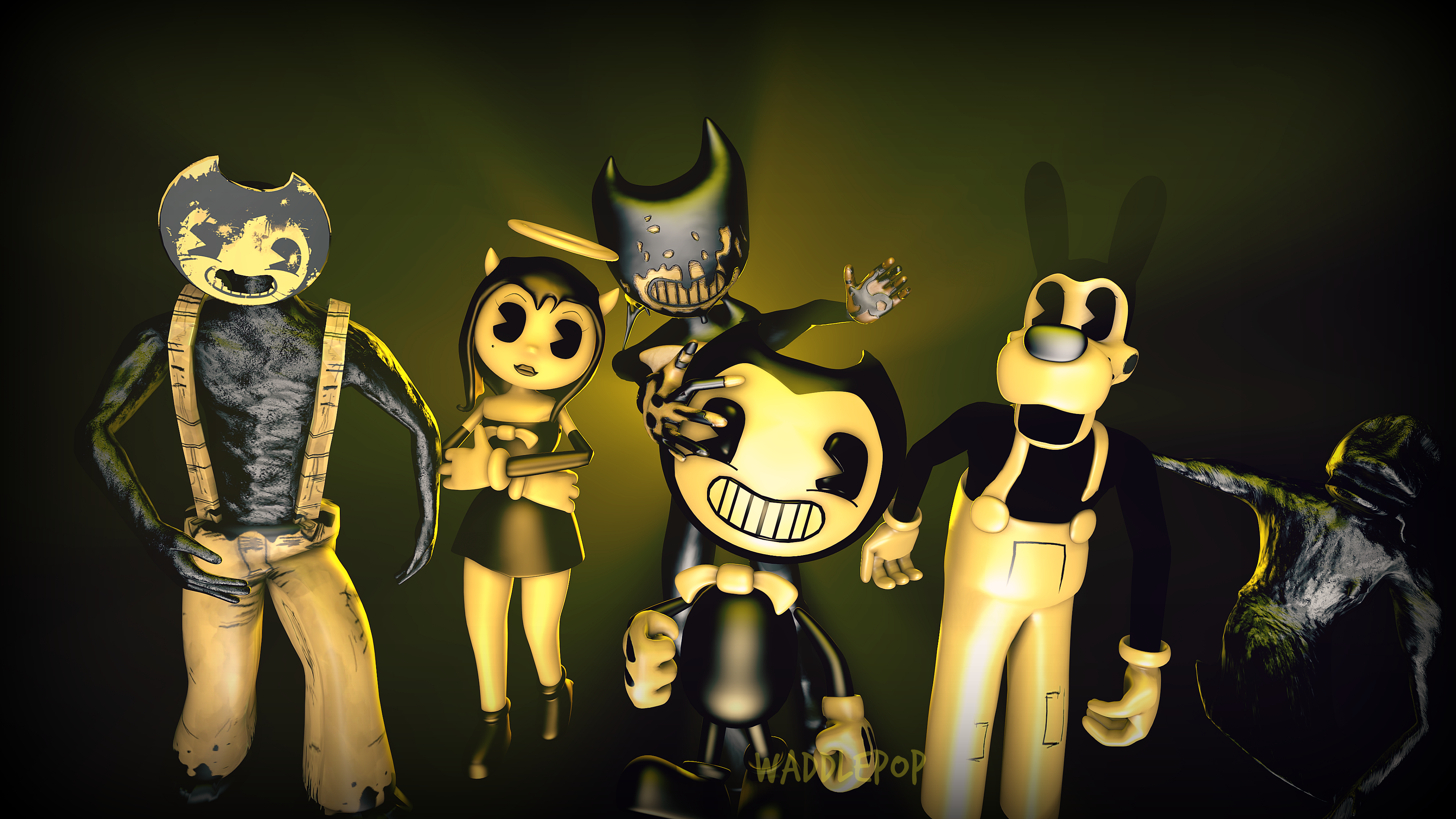 Bendy and the ink machine - ALL CHARACTERS : r/BendyAndTheInkMachine