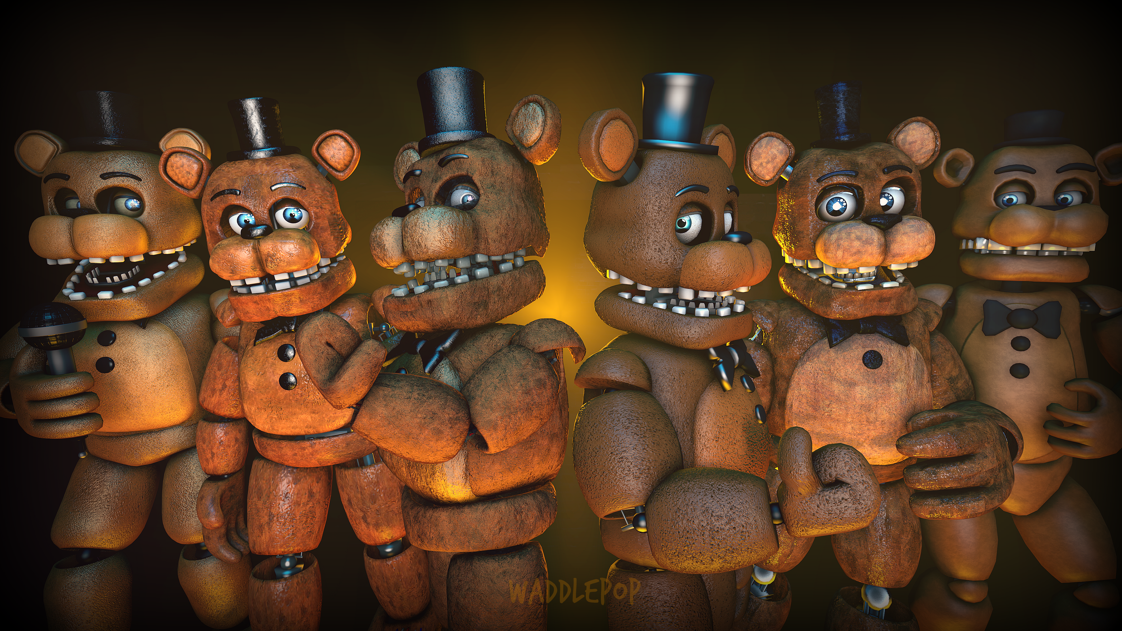 FNaF 6 Generations [SPEEDART] by witheredfnaf on DeviantArt