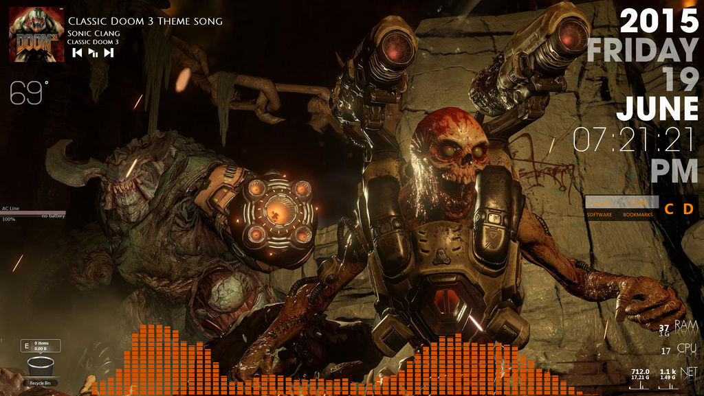DOOM - Rainmeter Theme by DS-Productions