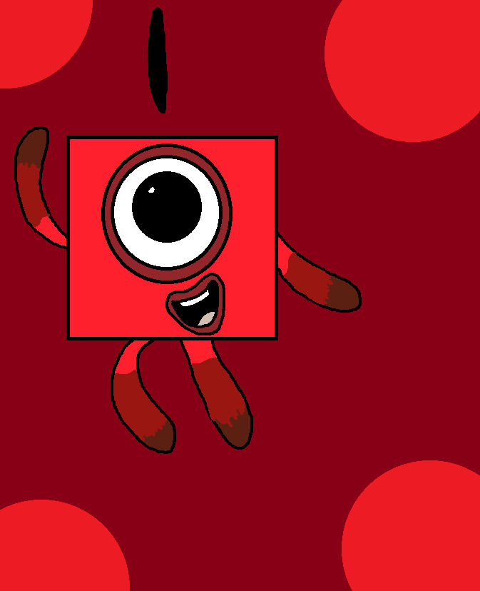 1numberblock Numberblock 1 by HighGhoulBarbara on DeviantArt