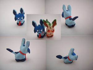 Chibi Glaceon Sculpture by CharredPinappleTart Chibi Glaceon Sculpture by CharredPinappleTart