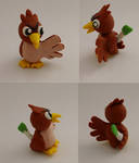 Chibi Farfetch'd Sculpture by CharredPinappleTart