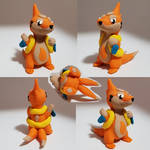 Chibi Floatzel Sculpture - Pokemon Sculpture by CharredPinappleTart