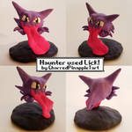 Haunter Used Lick! Haunter Pokemon Sculpture by CharredPinappleTart