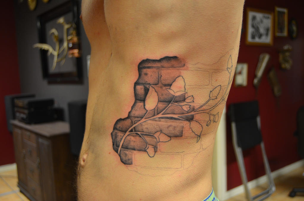 brick wall tattoo by johan887766 on DeviantArt