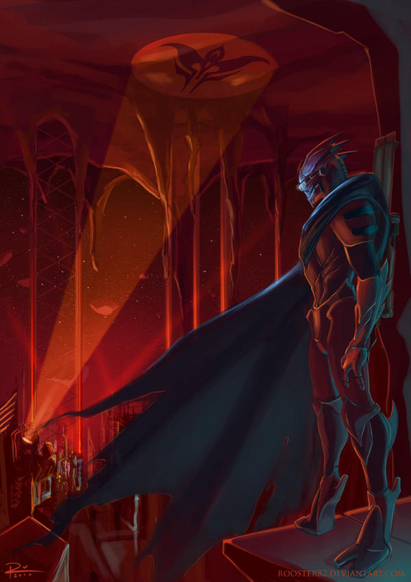 Turian Batman by rooster82