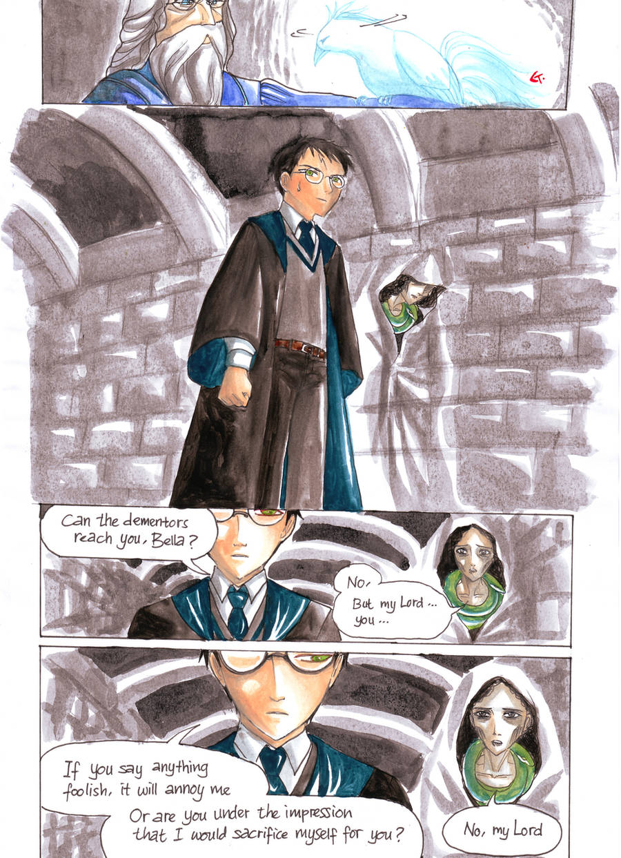 Hiding Bellatrix by dinosaurusgede