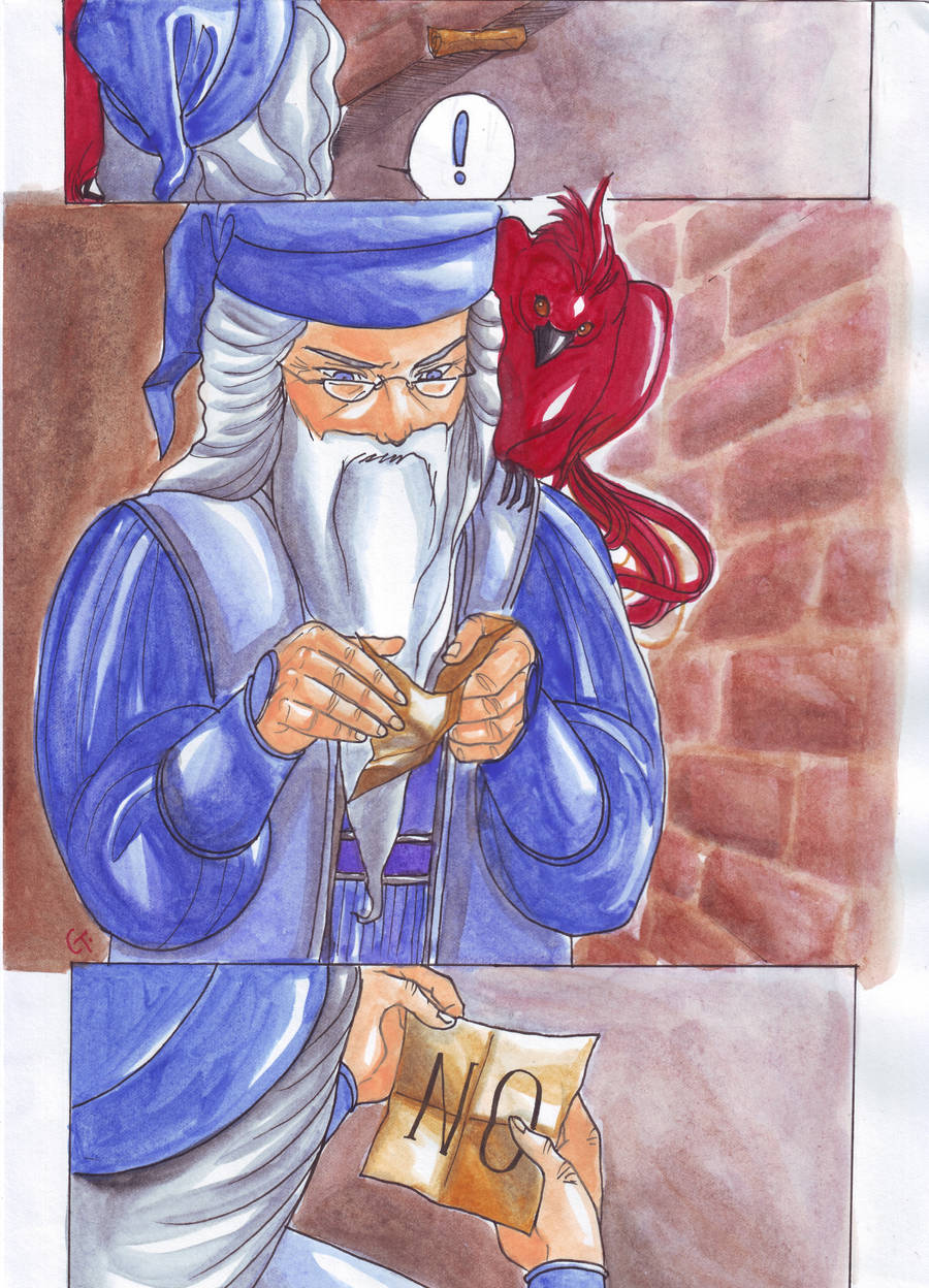 Dumbledore's crumpled scrap by dinosaurusgede