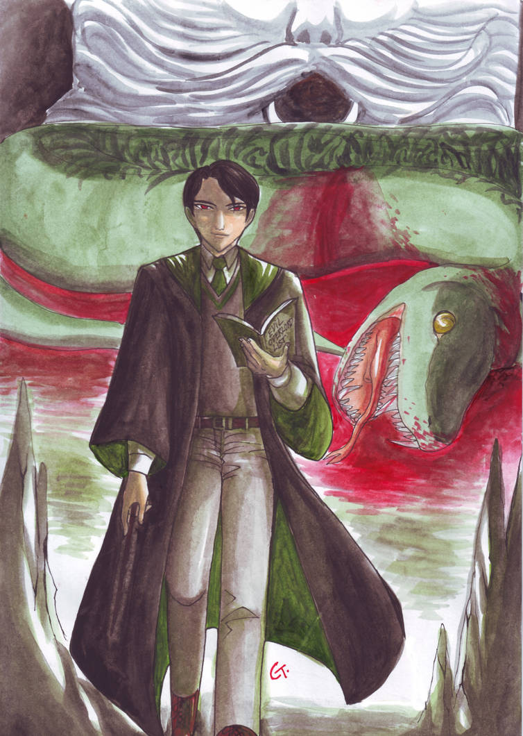 Riddle Killed His Own Basilisk by dinosaurusgede