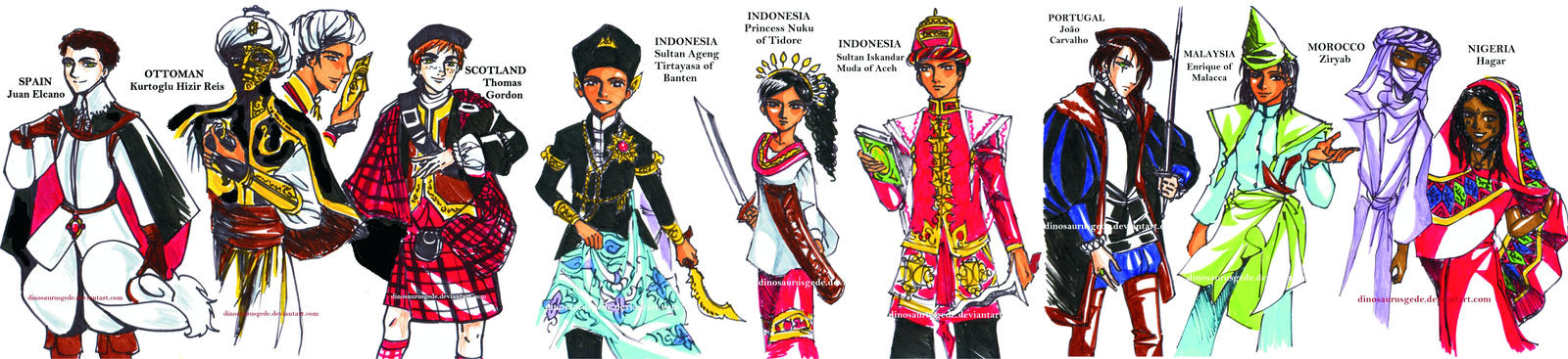 Maaf - The Spice Trail - Characters Part 1