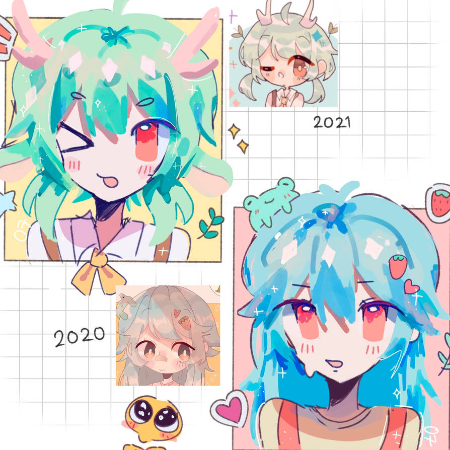 Redraws Sticker Redraws :D by person817 on DeviantArt