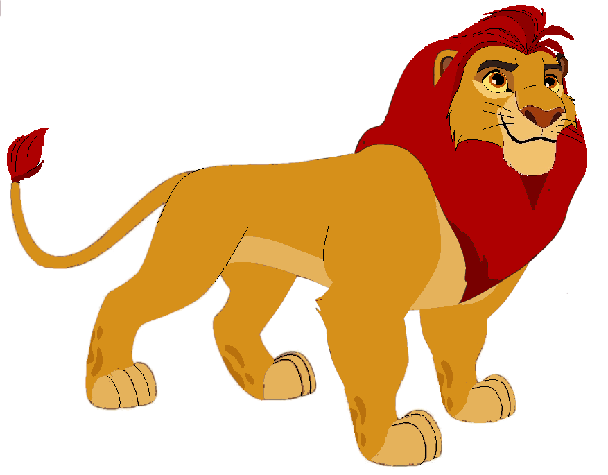 My version of an adult Kion base by monlion on DeviantArt