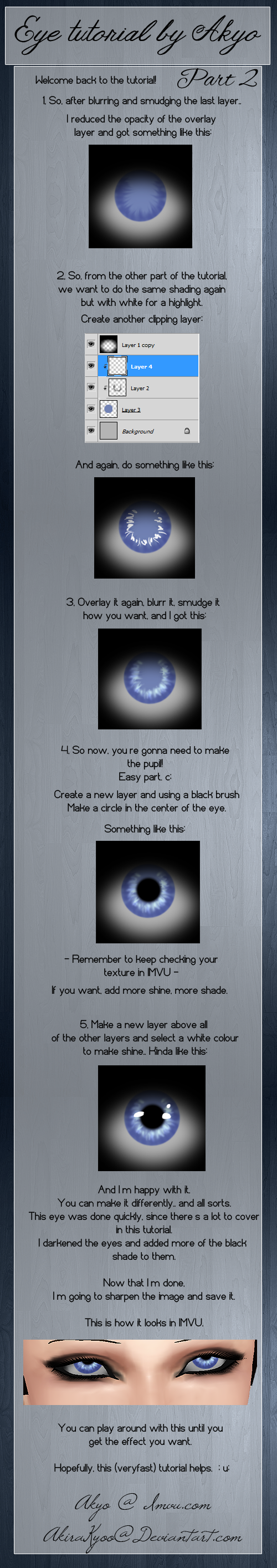 IMVU eye tutorial part two. /PS by AkiraKyoo