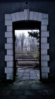 Railway station door