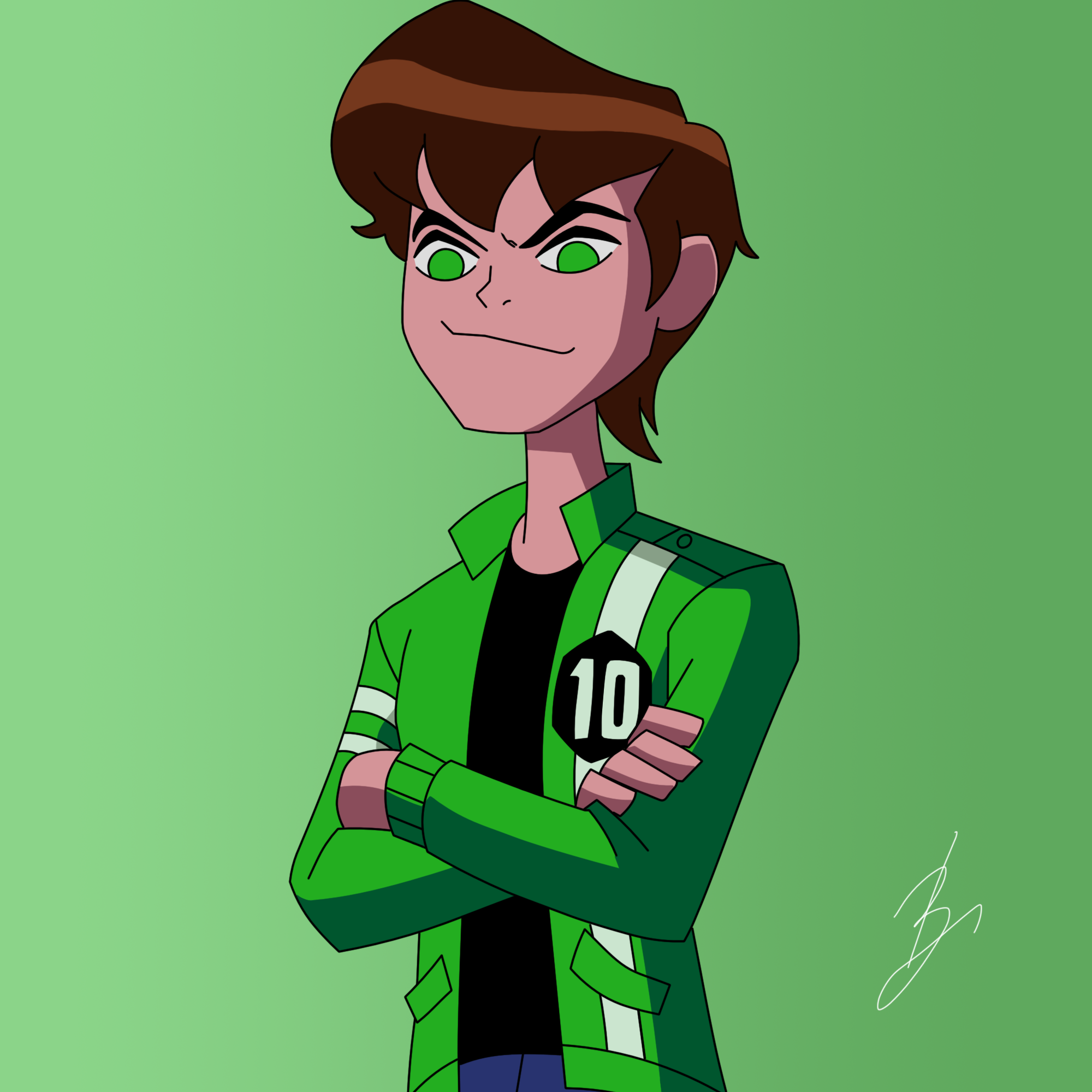 Ben 10 Omniverse | Ben Green Jacket (Green) by BlueBeery19 on DeviantArt