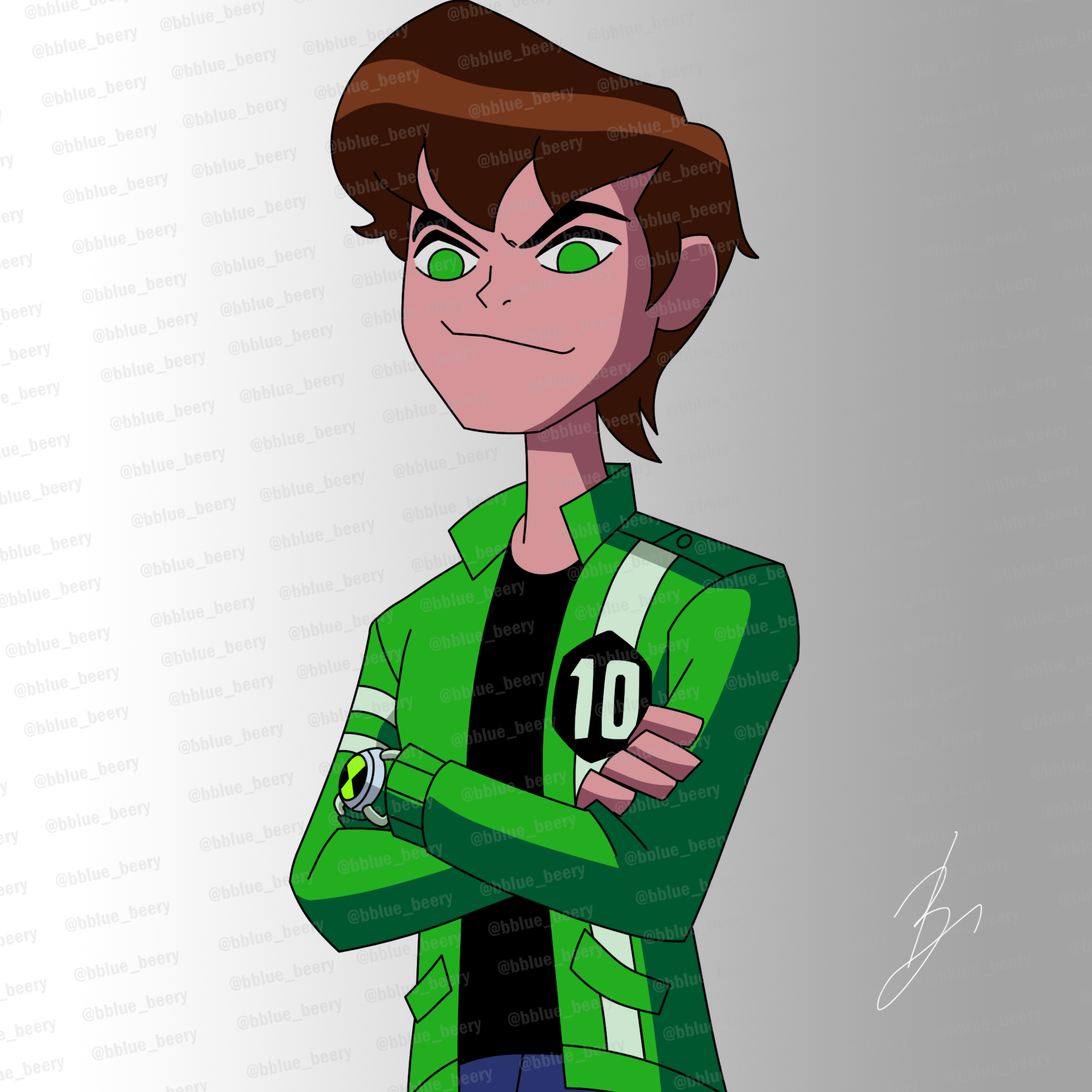 Ben10 with Omniverse's Hair by 4eknight11 on DeviantArt