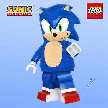 LEGO Classic Sonic (1991) by BlueSeaGlacier on DeviantArt
