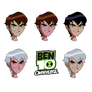 Ben 10 | Flashback Hair All Color (Transparent)