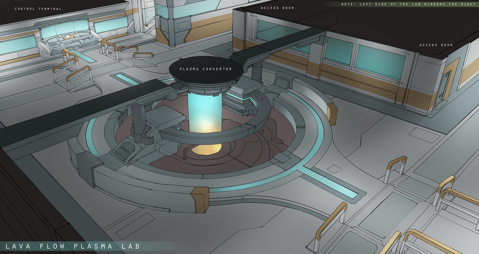 Lava Flow Sub Level Laboratory Design