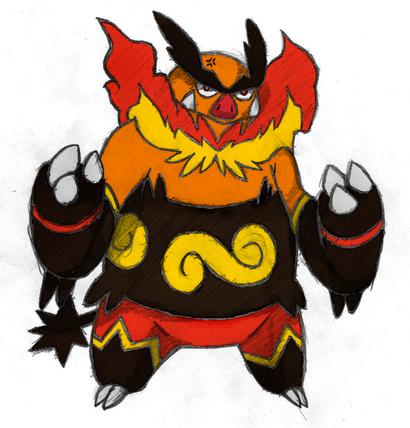 Emboar Tf Emboar Sketch by GeorgeHatch on DeviantArt