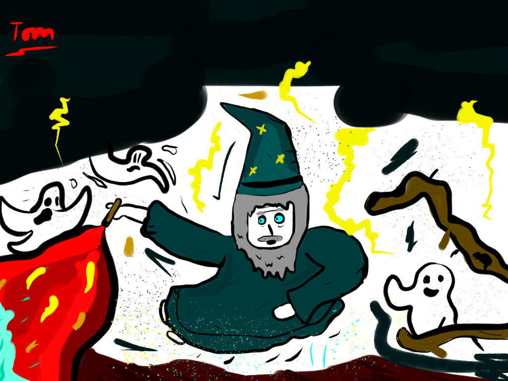 Distracted Wizard Wizard Troubles by ImaginationForce on DeviantArt
