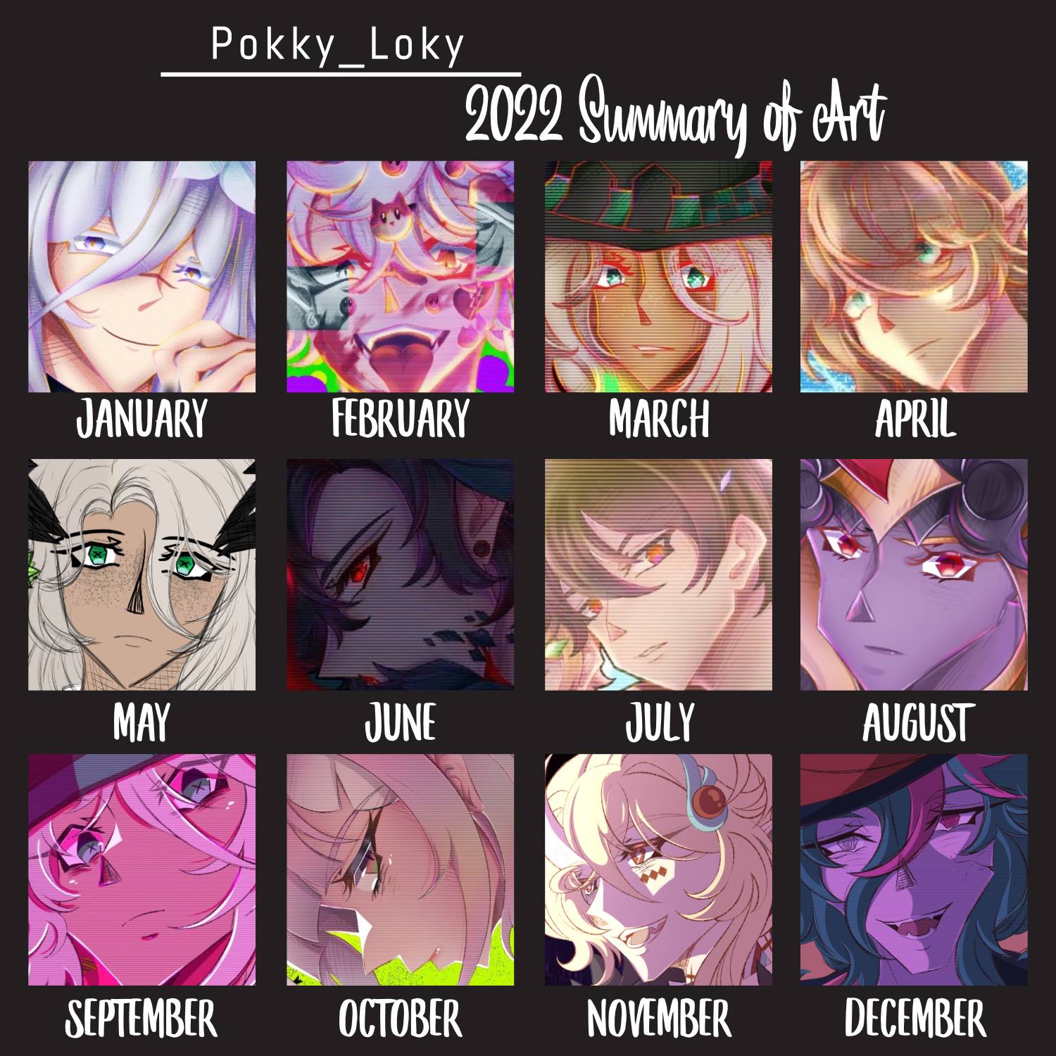 poki's art summary 2022 by Poki-art on DeviantArt
