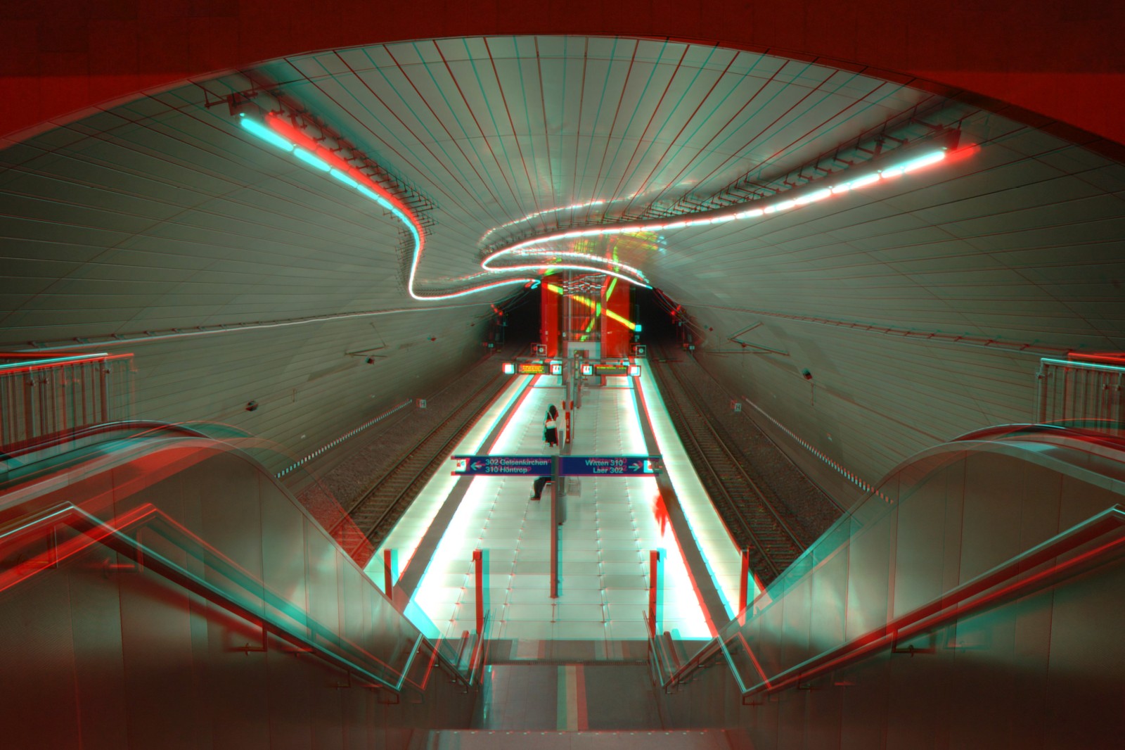 Bochum Underground -Anaglyph-