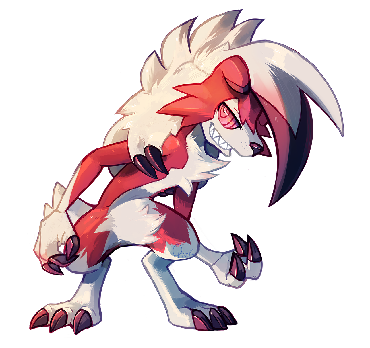 Lycanroc by pepooni on DeviantArt