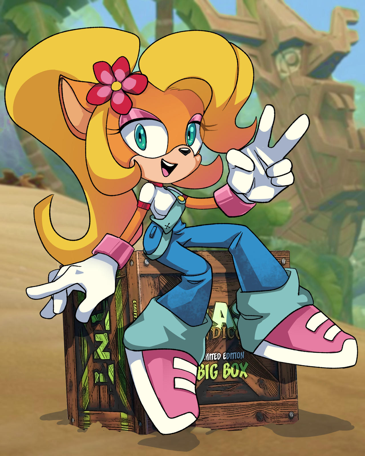 Coco Bandicoot sonic style by someone892 on DeviantArt
