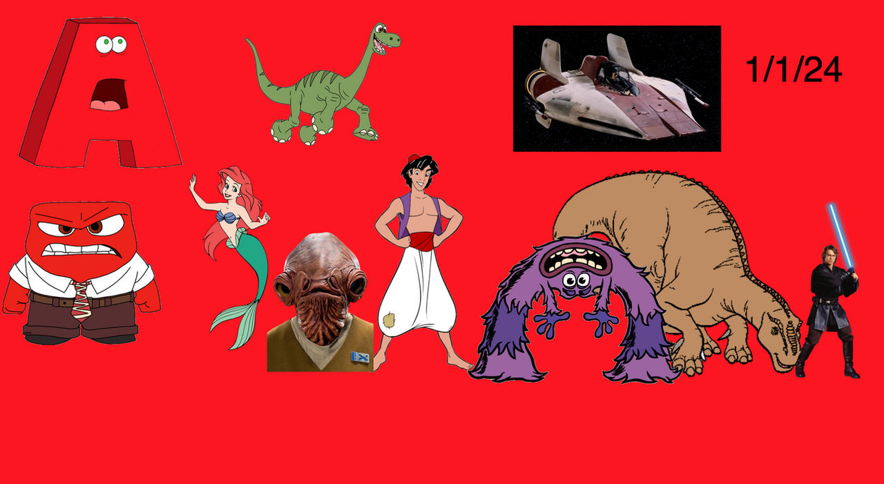 Abc Month Characters. Deviantart Disney ABC Month - Letter A by Darthzookeeper on DeviantArt