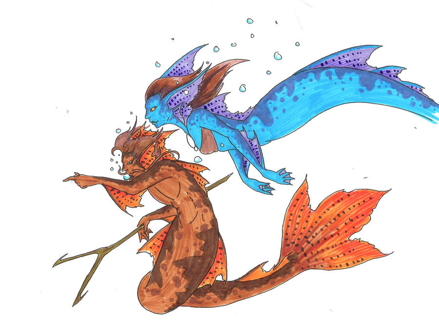 Opt Merrow's Merrows by divineon on DeviantArt