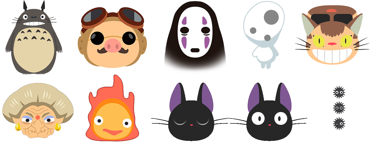 Ghibli Icons by Snufke on DeviantArt