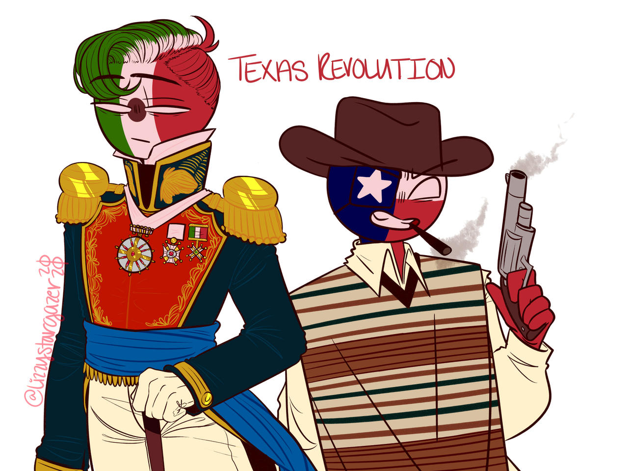 Deviantart Texas Texas And Mexico (TX. Rev. style) by LIxGalactic on DeviantArt
