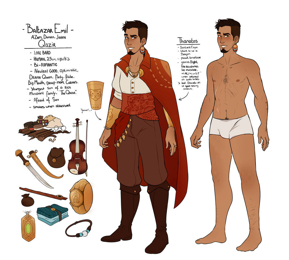 DnD| Baltazar Emil Qazir|Reference by 0NaturalDisaster0