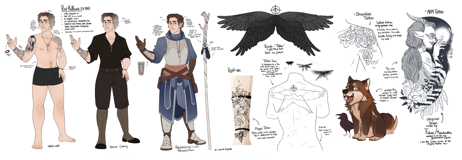 DnD| Roy Hellborn|LvL20 Reference by 0NaturalDisaster0