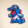 Totodile - Fuse Beads