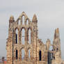 St. Hilda's Abbey on Whitby's East Cliff (UK)