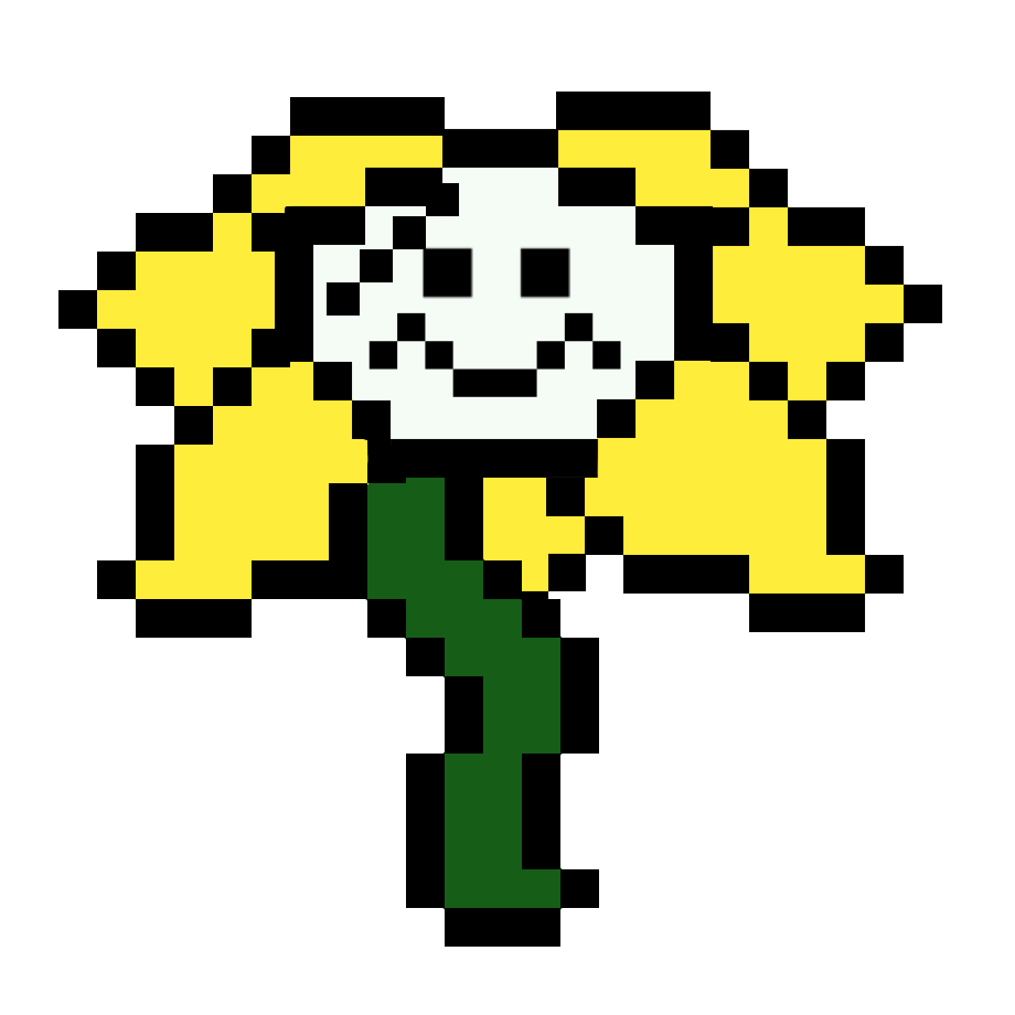 Flowey 2 - Undertale [LEGO PIXEL ART] by InfiniteFireGamer on DeviantArt