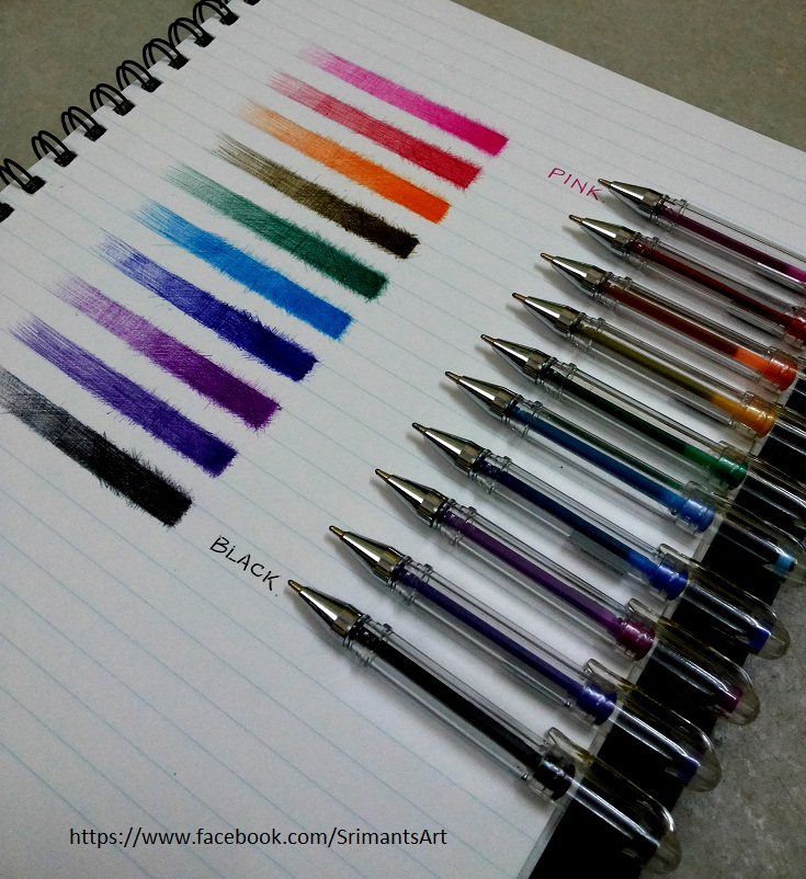 Color ballpoint pen Shades study by srimant on DeviantArt